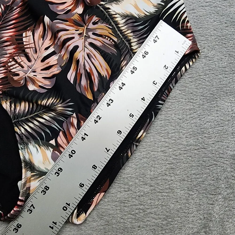 Hurley Womens S One Piece Swimsuit Floral Design NWT Beach Pool Summer Style